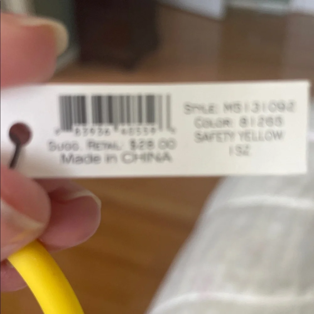 Marc by Marc Jacobs Yellow  Bracelet nwt